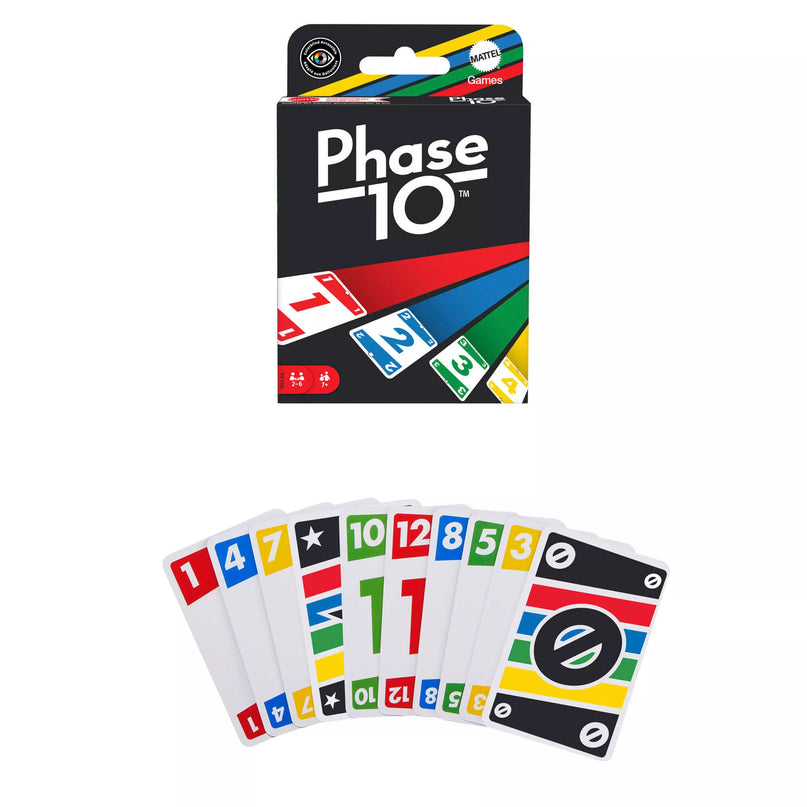 UNO PHASE 10 – sutampančių kortų žaidimas (FFY05)