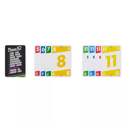 UNO PHASE 10 – sutampančių kortų žaidimas (FFY05)