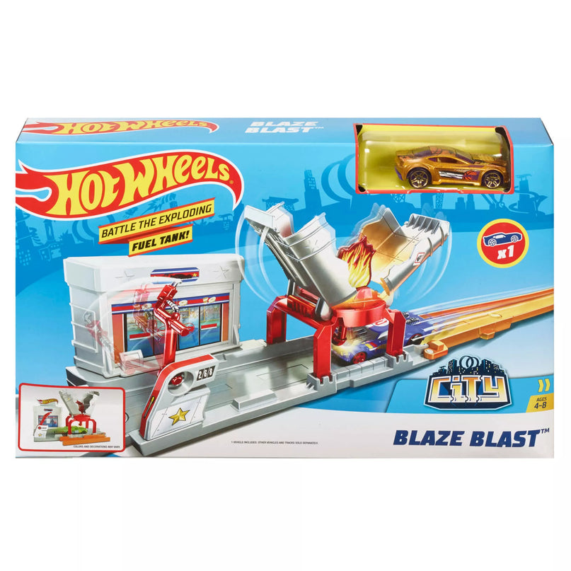 HOT WHEELS CITY išskleidžiamas žaidimų rinkinys (FJN34)