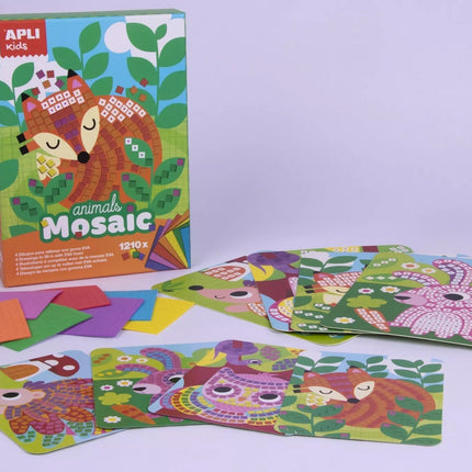 EVA porolono mozaika „Gyvūnai“