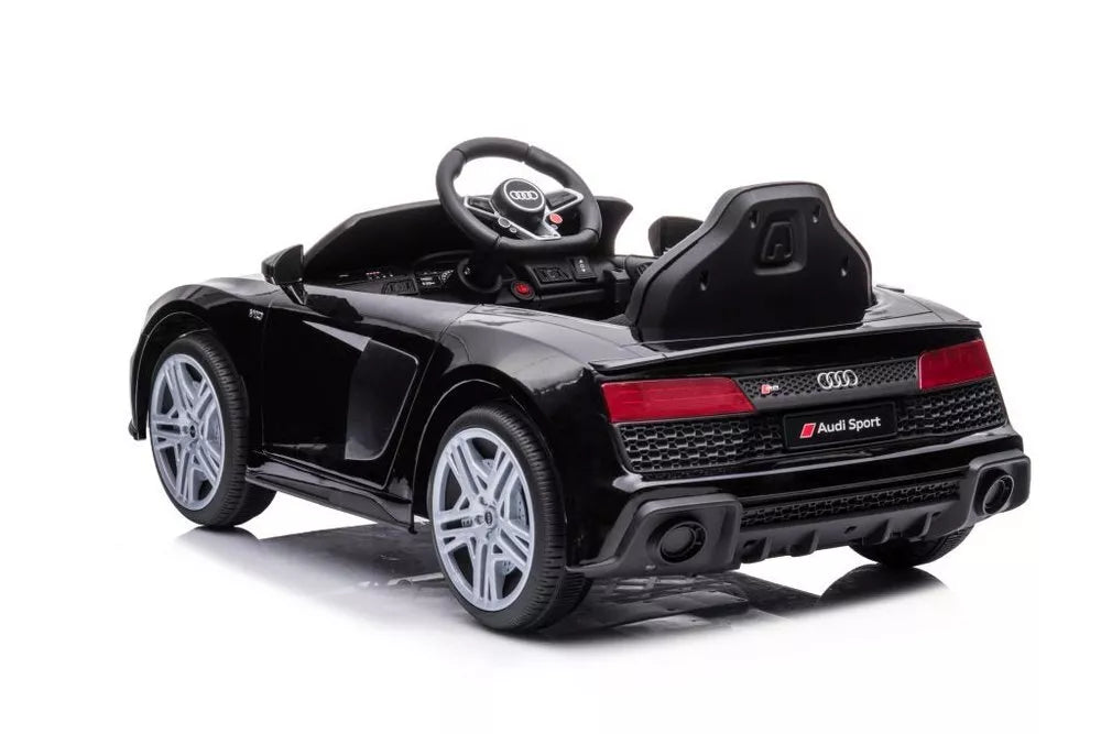 Akumuliatorinis automobilis vaikams Audi R8 – juoda