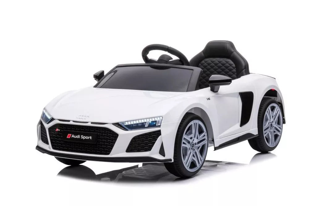 Elektrinis Vaikiškas Automobilis Audi R8 – Baltas