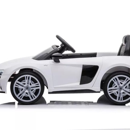 Elektrinis Vaikiškas Automobilis Audi R8 – Baltas