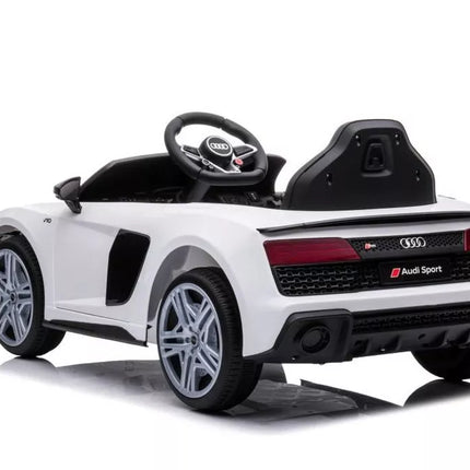 Elektrinis Vaikiškas Automobilis Audi R8 – Baltas