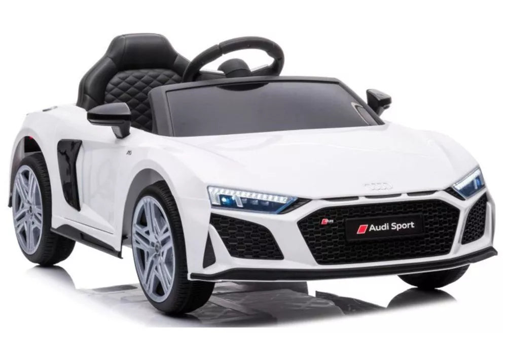 Elektrinis Vaikiškas Automobilis Audi R8 – Baltas