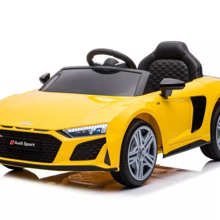 Akumuliatorinis automobilis vaikams Audi R8 – geltonas
