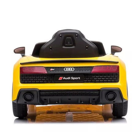 Akumuliatorinis automobilis vaikams Audi R8 – geltonas