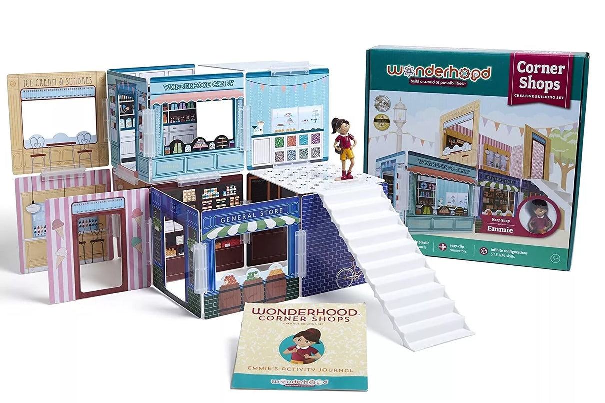 Wonderhood kūrybinis žaidimas „Corner Shops“