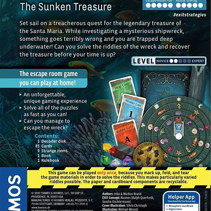 EXIT mokslinis žaidimas The Sunken Treasure