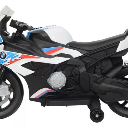 Elektrinis vaikiškas motociklas BMW S1000RR 2156, baltas
