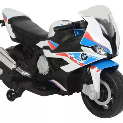 Elektrinis vaikiškas motociklas BMW S1000RR 2156, baltas