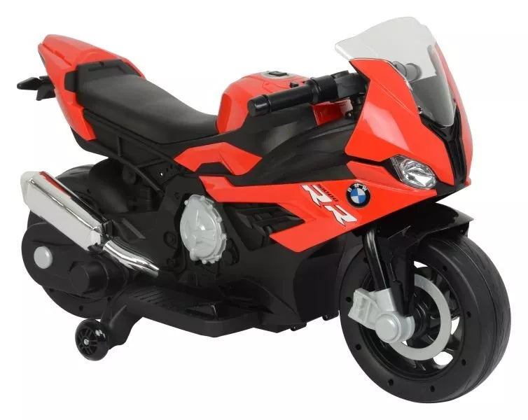 Elektrinis vaikiškas motociklas BMW S1000RR 2156, raudonas