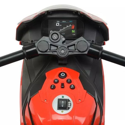 Elektrinis vaikiškas motociklas BMW S1000RR 2156, raudonas