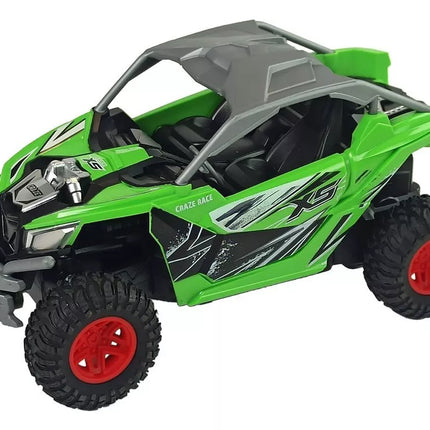 Nuotoliniu būdu valdomas bekelės automobilis Cross Country 1:16, 27 MHz – žalias
