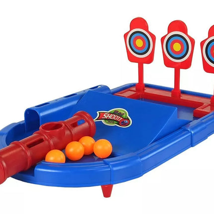 4‑in‑1 arkadinių stalo žaidimų rinkinys: krepšinis, futbolas, boulingas, taikinys