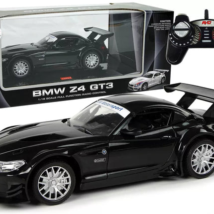 Sportinis automobilis R/C 1:18 BMW Z4 GT3 juodas 2.4 G žibintai