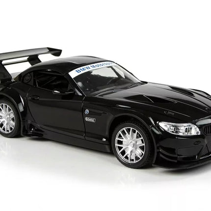 Nuotoliniu būdu valdomas sportinis automobilis BMW Z4 GT3 1:18, 2.4 GHz – juodas