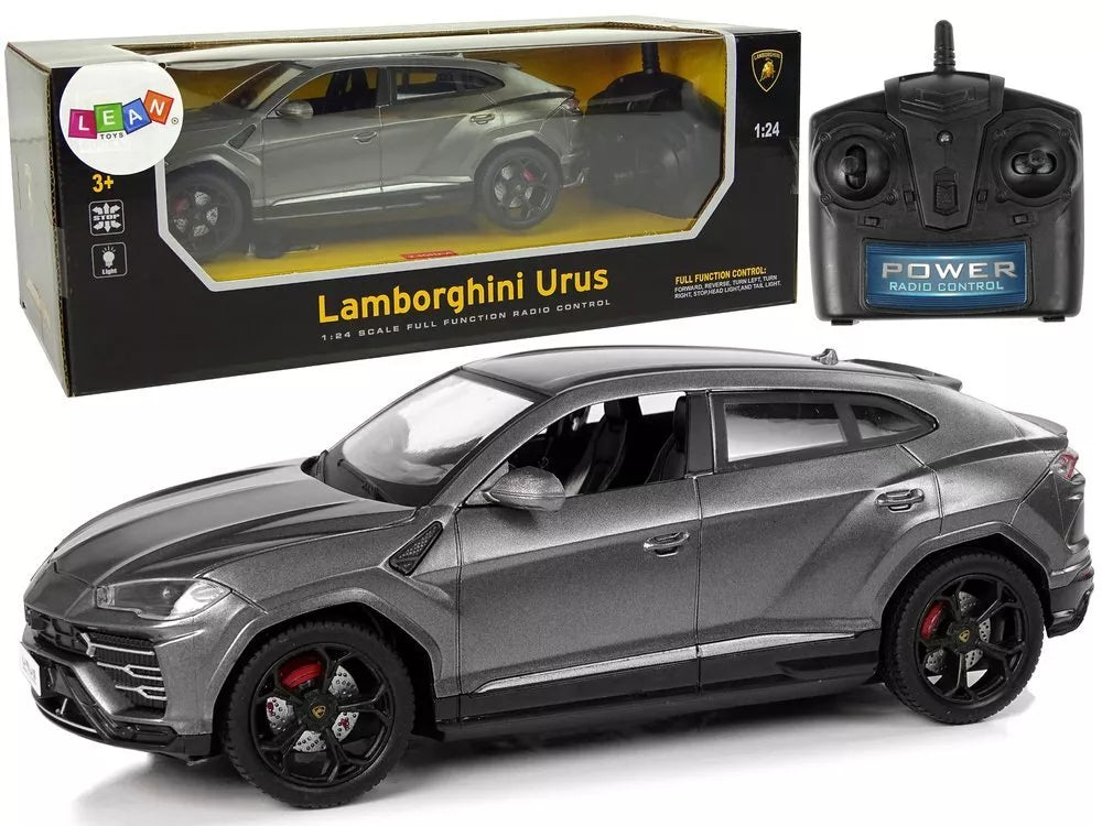 Nuotoliniu būdu valdomas Lamborghini Urus 1:24, 2.4 GHz – juodas