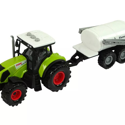 Trijų traktorių rinkinys su priedais