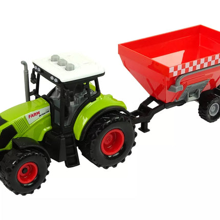 Trijų traktorių rinkinys su priedais