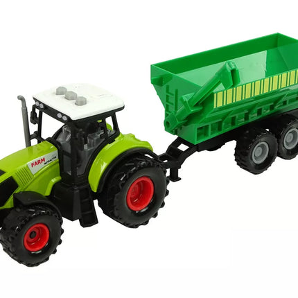 Trijų traktorių rinkinys su priedais