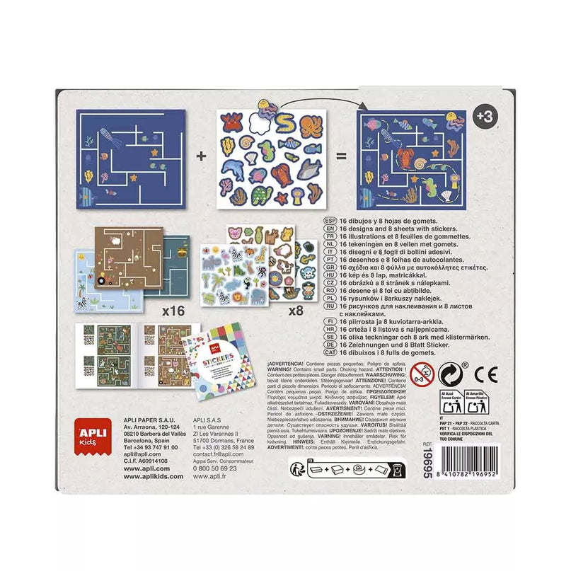 APLI lipdukų žaidimas - Labirintai