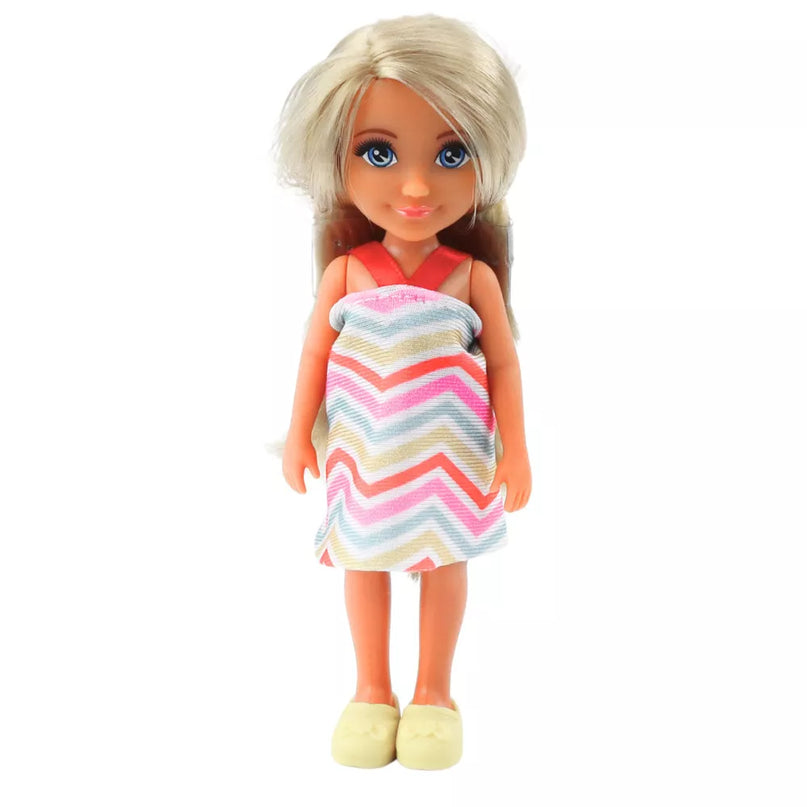 Lėlytė rinkinys su vonia ir priežiūros aksesuarais