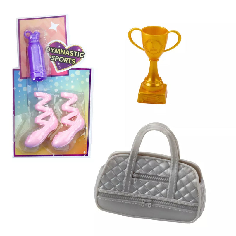 Anlily balerina lėlė su judančiomis galūnėmis ir aksesuarais