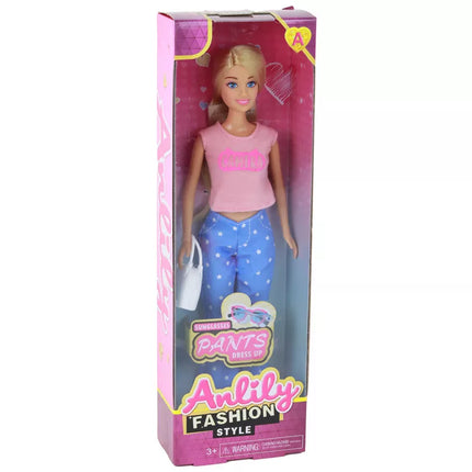 Anlily vaikiška lėlė su priedais