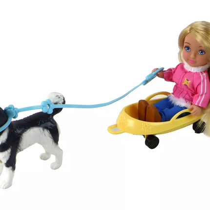 Anlily lėlė su sniego motociklu