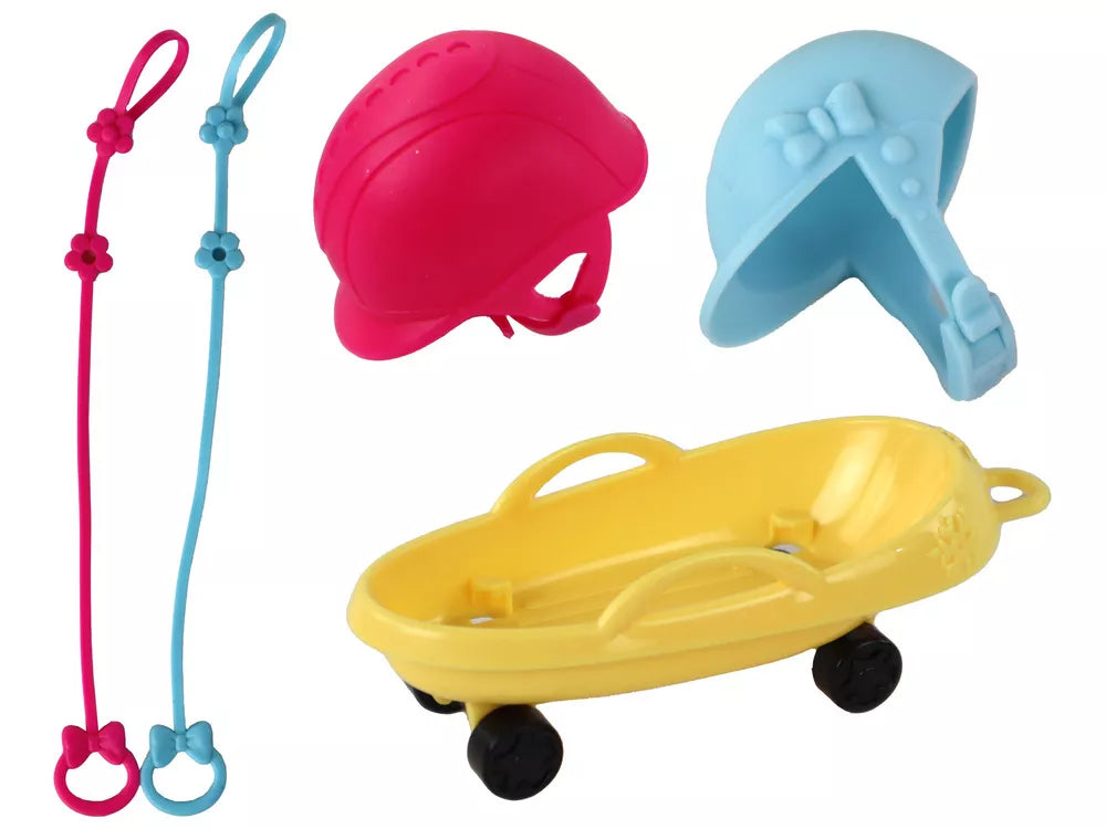 Anlily lėlė su sniego motociklu