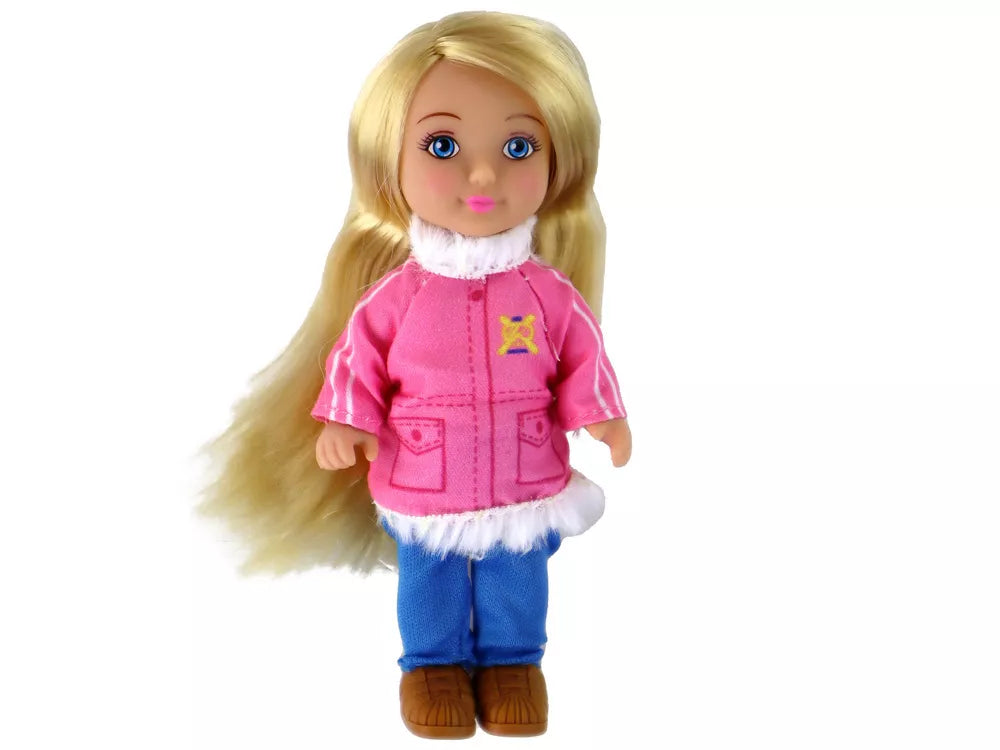 Anlily lėlė su sniego motociklu