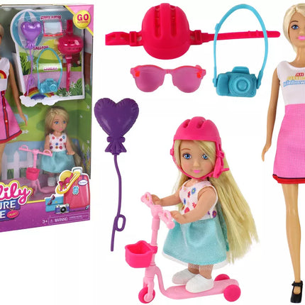 Anlily lėlė mama su dukra su priedais