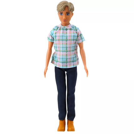 Anlily lėlė vaikinas su kelionės aksesuarais