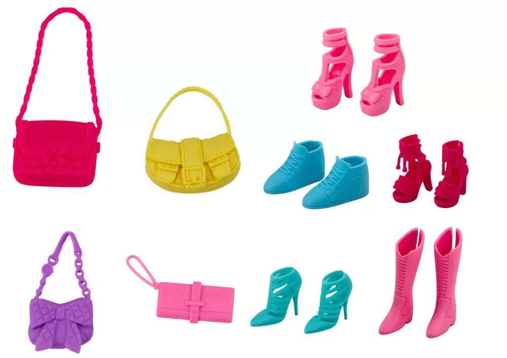 Anlily lėlės rinkinys su drabužiais ir aksesuarais