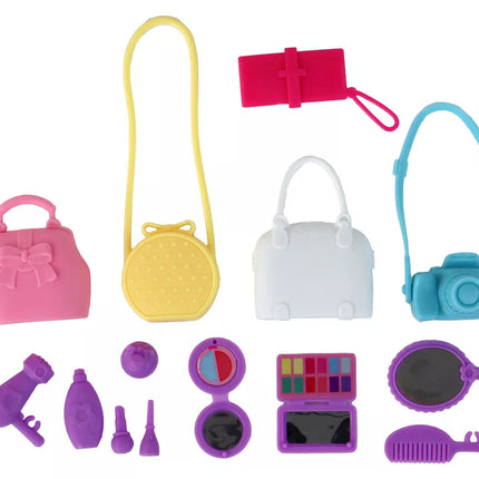 Anlily lėlė su rankinių rinkiniu