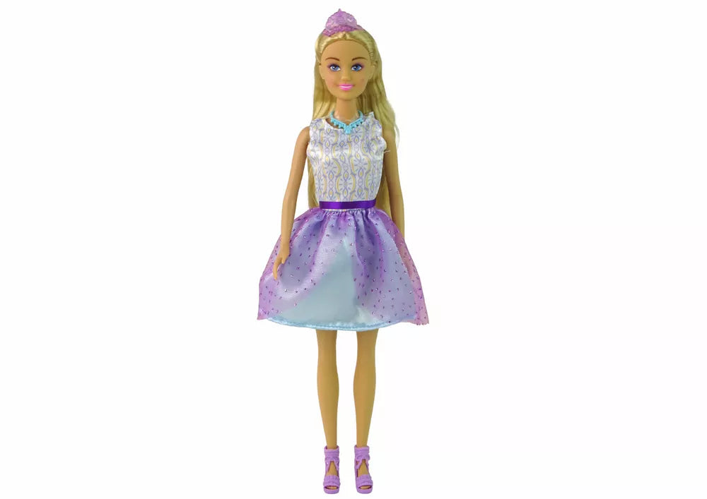 Anlily pricesės lėlė su violetine suknele