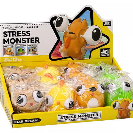 Antistresinis žaislas linksmas monstras