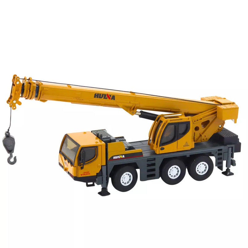 Geltonas kranas statybinė transporto priemonė