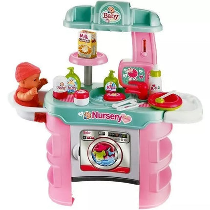 Kūdikių priežiūros rinkinys su skalbimo mašina