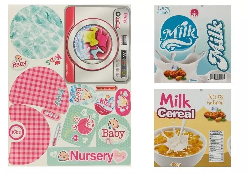 Kūdikių priežiūros rinkinys su skalbimo mašina