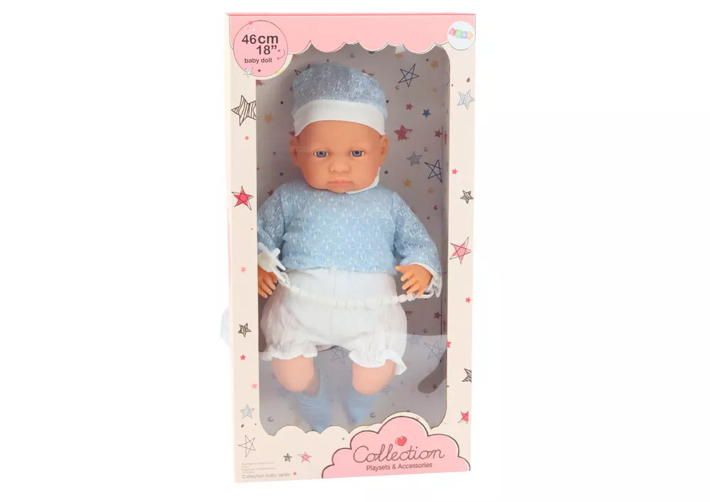 Lėlė kūdikis 46 cm su čiulptuku
