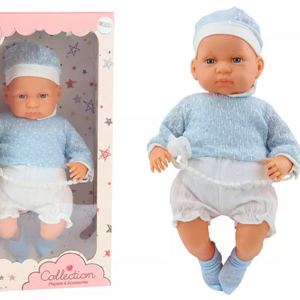 Lėlė kūdikis 46 cm su čiulptuku