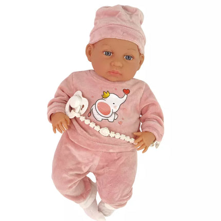 Kūdikio lėlė 46 cm su čiulptuku