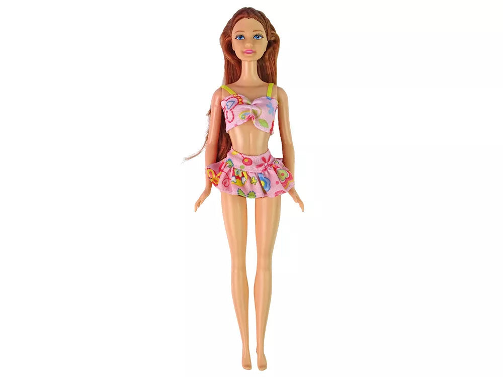 Lėlės su baseinu ir priedais