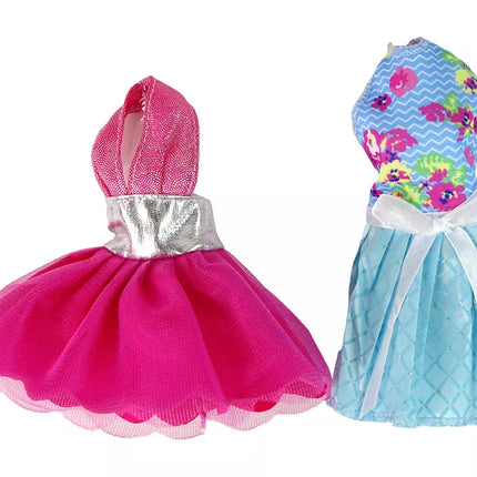 Lėlė Emilija su aksesuarais ir suknelėmis