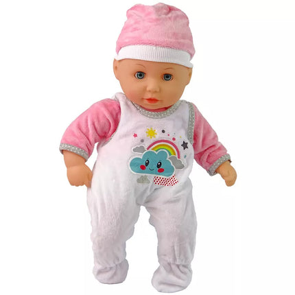 Kūdikio lėlė su čiulptukas ir aksesuarais