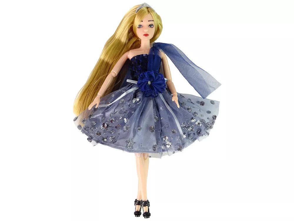 Lėlė Emilija su šuniuku ir rankine