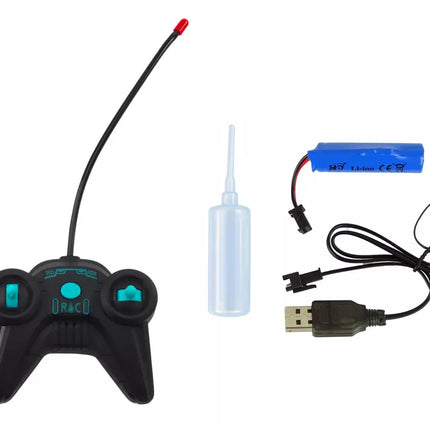 Juodas nuotoliniu būdu valdomas policijos automobilis