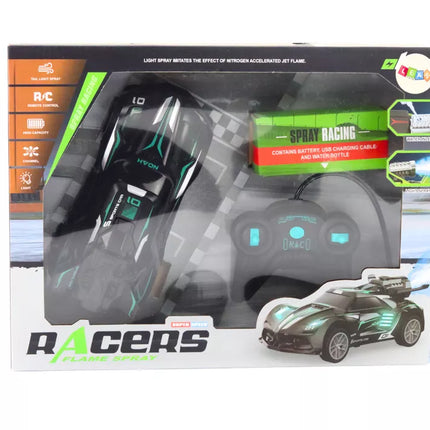 Juodas nuotoliniu būdu valdomas policijos automobilis